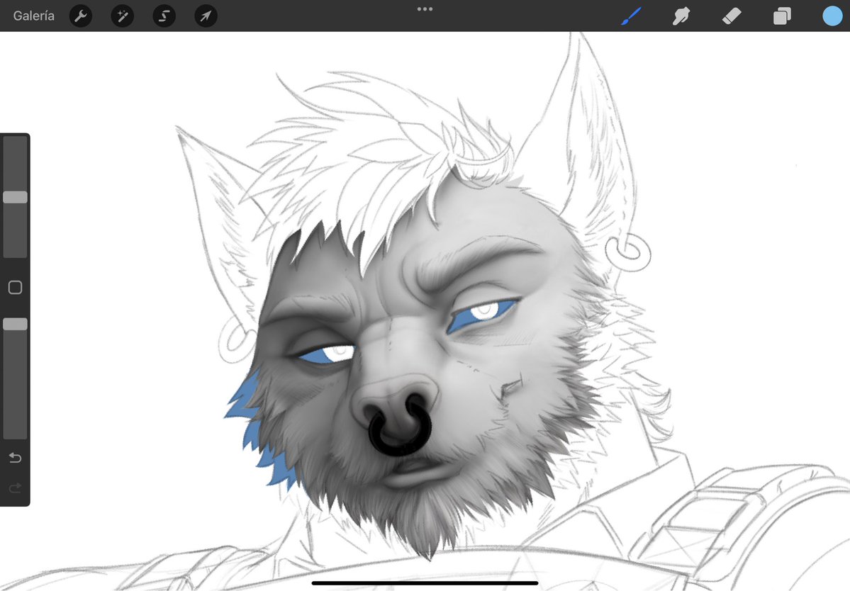 zone_yiff's tweet photo. A wip from a client’s comission. How do you think?
#comission #furry #wolf #wolfguy #anthropomorphic #anthro #furro #memonius https://t.co/KasYJQk3Az