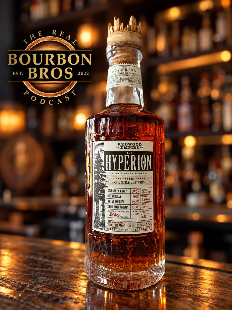 realbourbonbros's tweet photo. New bottle alert!
Redwood Empire's blended whiskey release, Hyperion, is now available everywhere!
Bottled at 110 proof and blended with bourbon, rye, wheat and malted marley this release is sure to get some major attention. Let us know if you are interested in a taste.
#trbb https://t.co/o2QfkQCyut
