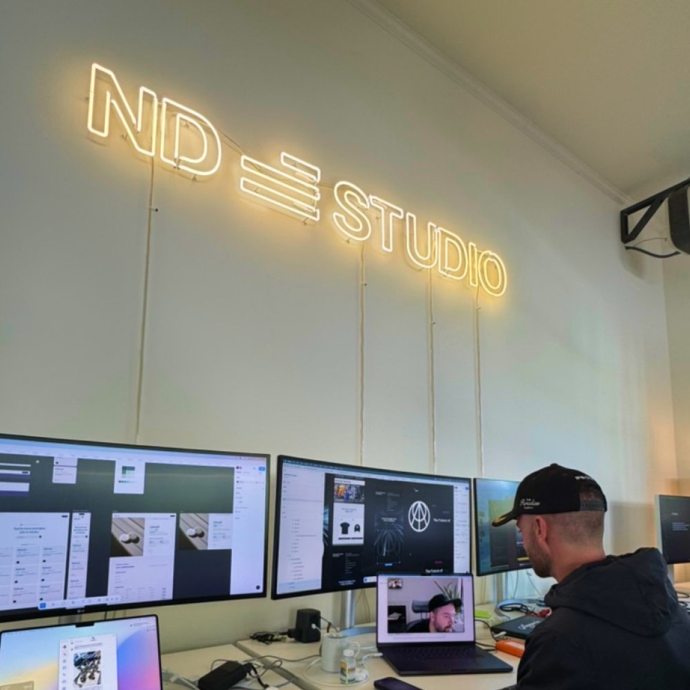 NoviaStudio's tweet photo. I'm coming up on my anniversary at @ndstudio and I'm amazed at what's been accomplished. Yesterday the team launched https://t.co/XTYA6IPSkH, an unreasonably ambitious project that started in a garage less than a year ago. I was blown away by the support from the industry, and world at large. I'm super proud.