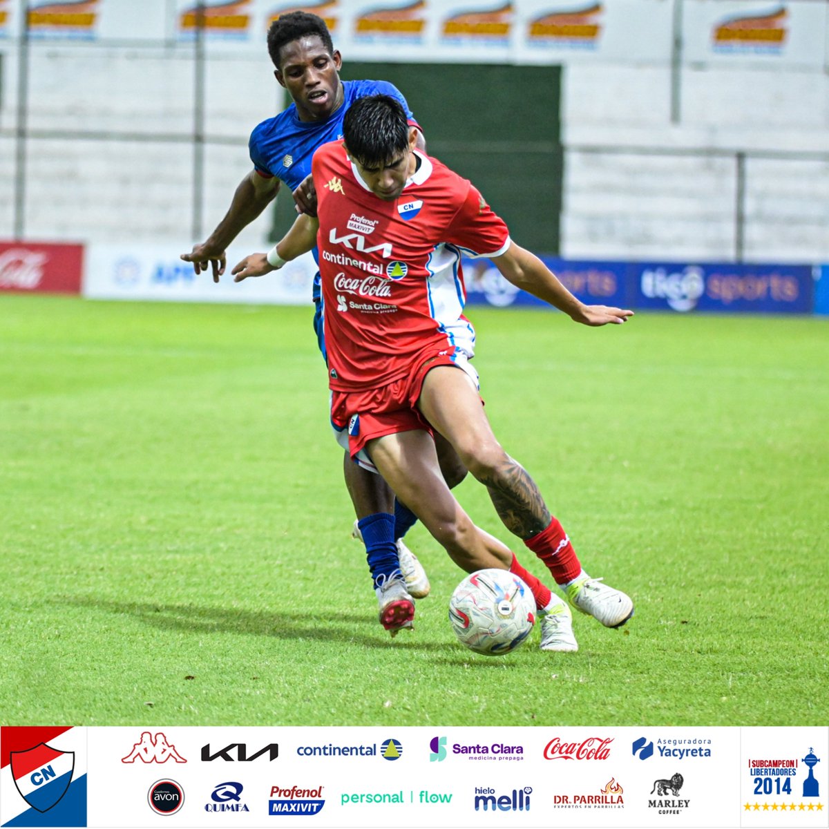 clubnacionalpy's tweet photo. #CopaParaguay2026🏆

✅️ Octavos de Final 

⏱️ 85' 

Independiente 1️⃣- 2️⃣ Nacional 

⚽️ Rodrigo Melgarejo 
⚽️ Carlos Espinola 

 #VamosNacional 🔴⚪️🔵 https://t.co/vWIQO3Uh9M
