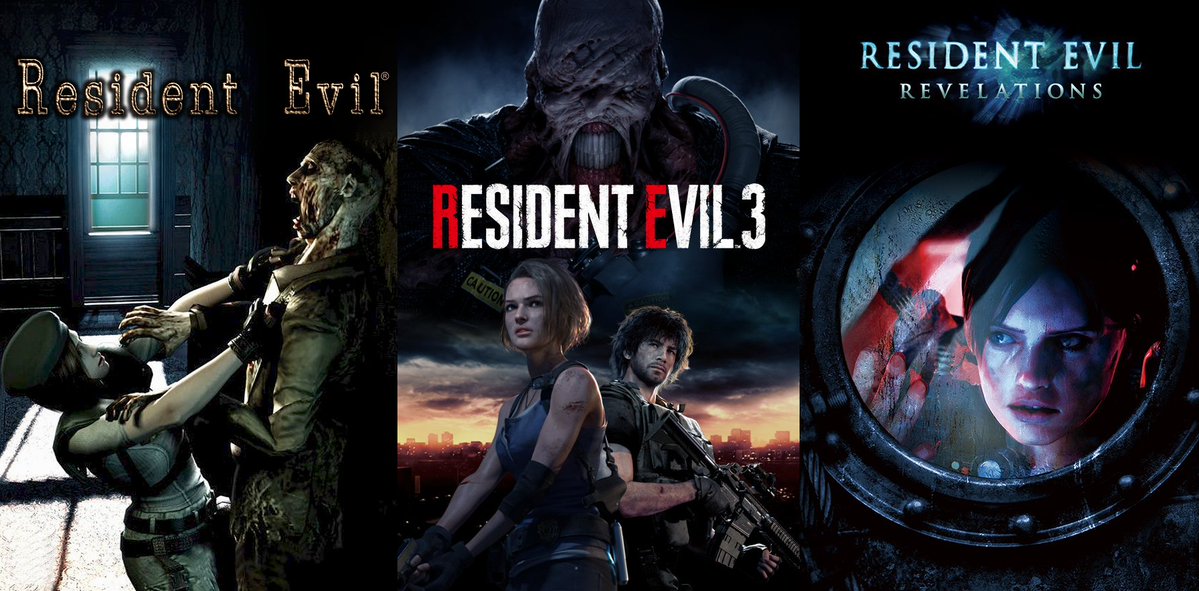 asr7c's tweet photo. Jill Valentine’s game trilogy https://t.co/fwI0nZIrAX
