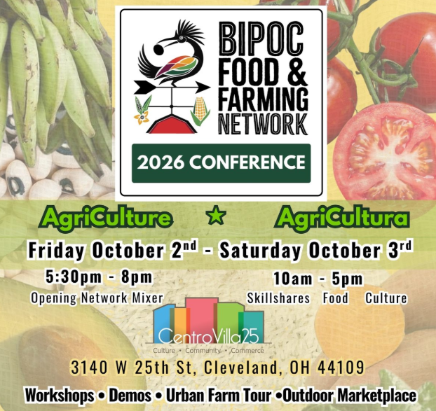 FTGUpProject's tweet photo. Heading to the BIPOC Food &amp; Farming Network Conference in Cleveland on Oct. 3? Stop by the From the Ground Up table! We'd love to share this farmer-led research project and hear about the research and innovation happening on your farm. #FTGUp #FarmerLedResearch #OhioAg https://t.co/90oRfAFKKC