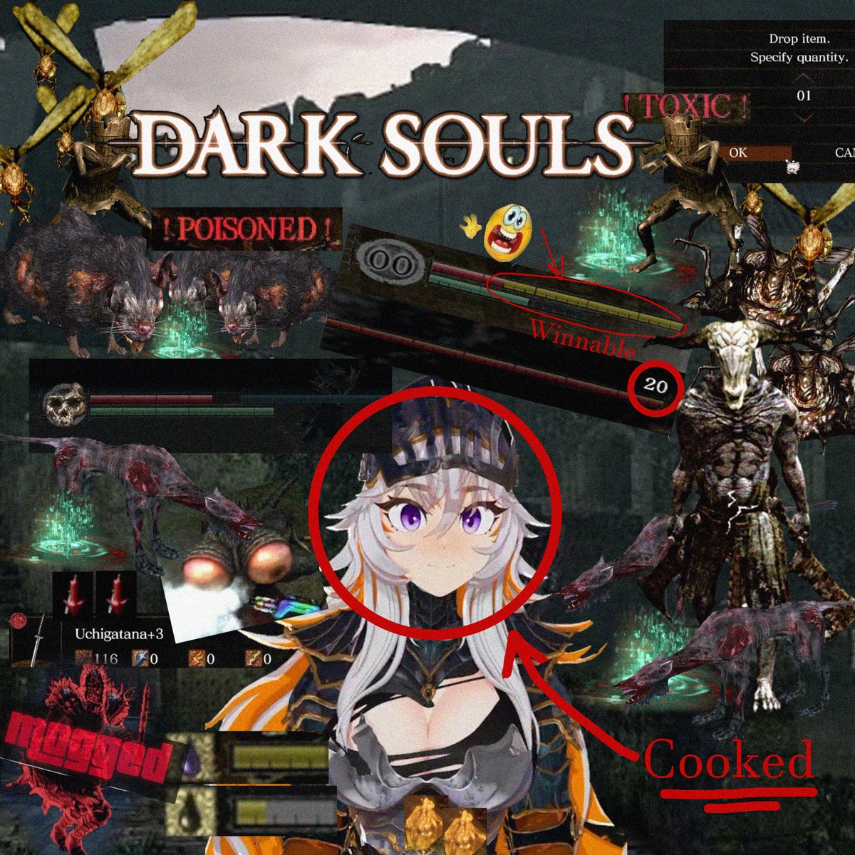 Minarrine's tweet photo. Time to play Dark Souls, that will be fun, for real
#demeart https://t.co/X7PVLTjv60
