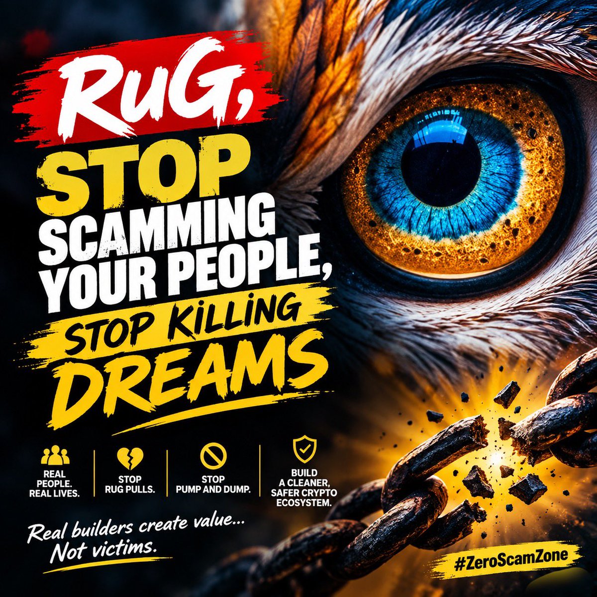 Cryptoceleb1's tweet photo. Blockchain was created to bring transparency, accountability, and trust into the way we handle value and transactions.

It was never created to become a tool for fraud, scams, pump and dump schemes, or exploiting people who trusted a project.

Blockchain gave us transparency.
Let’s not turn it into a playground for fraudsters.

We are capable of building better.

Nigeria is not a nation of scammers.
Africa is not a continent of scammers.
We are builders. And the bad actors must not define us.

Actions have consequences. Accountability must be part of the ecosystem.