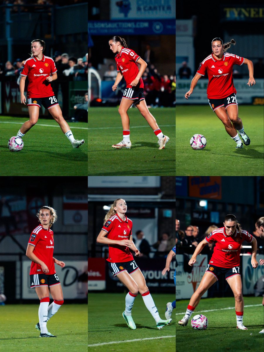 ManUtdWomen's tweet photo. A great night for our Academy as we finish the game with 6️⃣ graduates on the field, all aged 21 or under 👏

Be proud, Reds – we certainly are! ❤️ https://t.co/1nAzS7JGa2