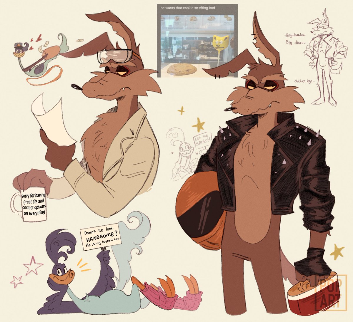 0_pop_art's tweet photo. Wile practice(bc I want to figure him out in my style) and few roadrunner doodles
I this this is kinda #wileroard ㅤ #wilerunnerㅤ?? https://t.co/87HQ6e24eP