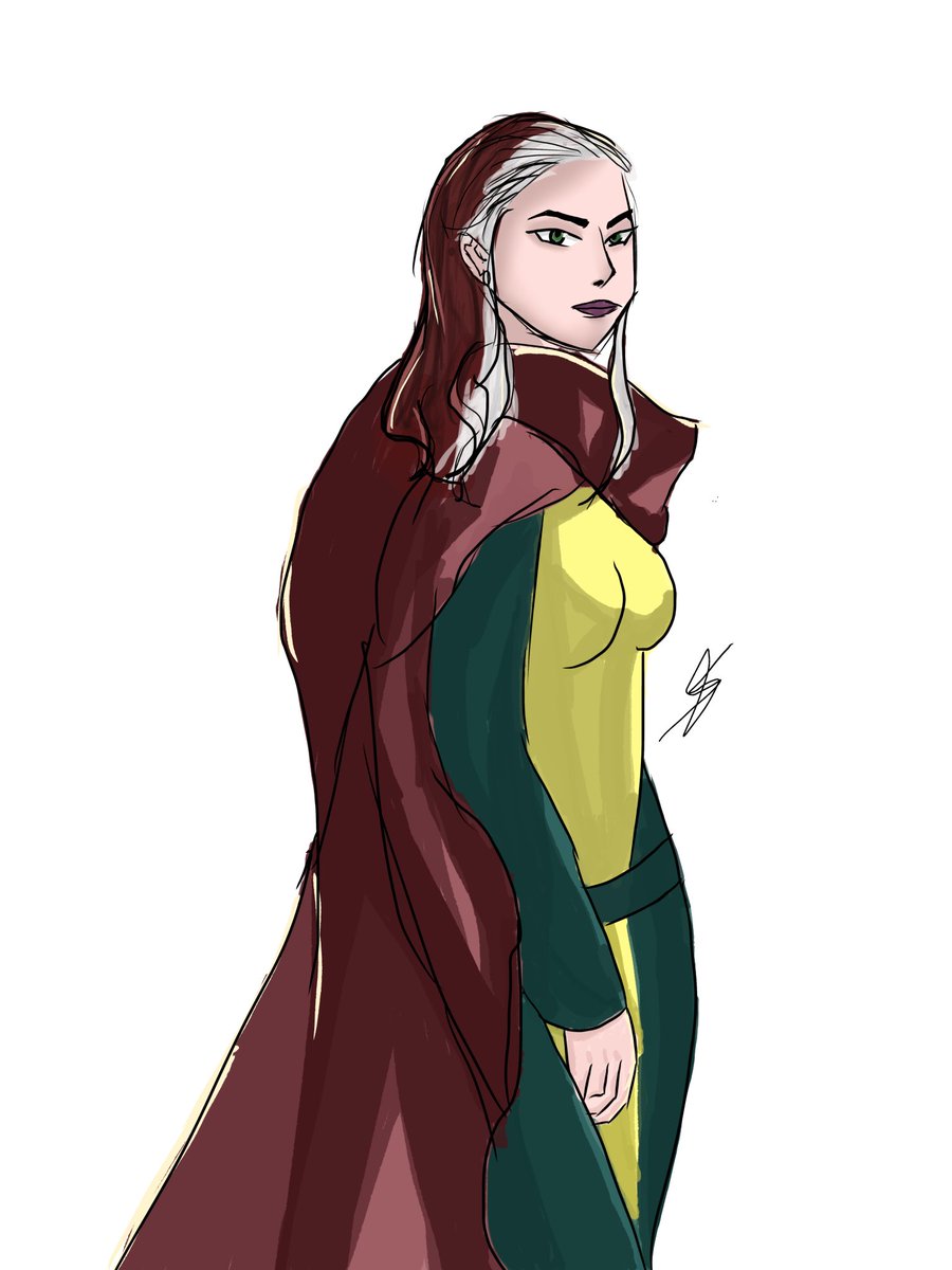 skysasart's tweet photo. #rogue #xmen https://t.co/K11BCp2RCp