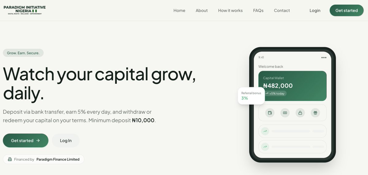 gbengasesan's tweet photo. 🚨🚨🚨 This website uses all the key words of the work @ParadigmHQ does, but it is NOT in any way related to Paradigm Initiative.

Registered office in Malta, operating in Nigeria, trying to leverage a trusted brand. DO NOT trust paradigminitiativnigeria dot com with your capital https://t.co/mZyKQXqH92