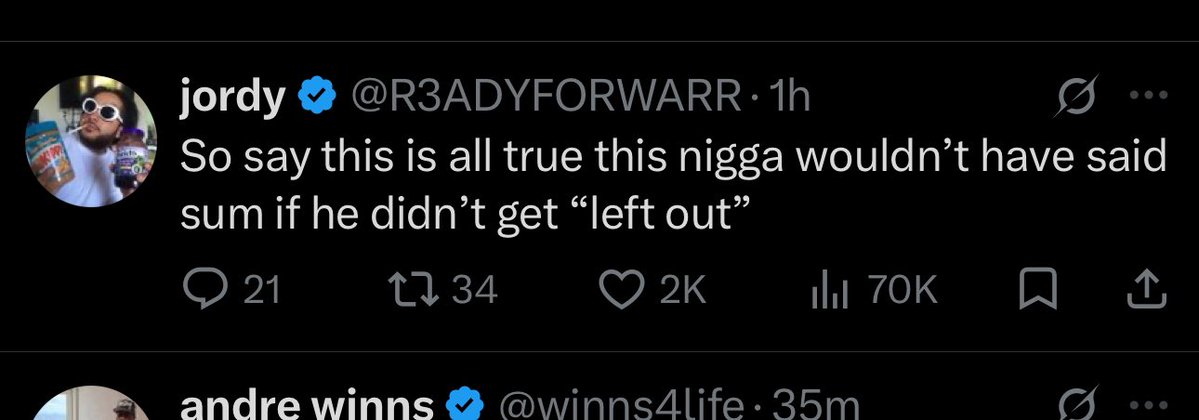 Cerr3J's tweet photo. @ilovecoppin Word for word bar for bar https://t.co/e0SNcS87Ec