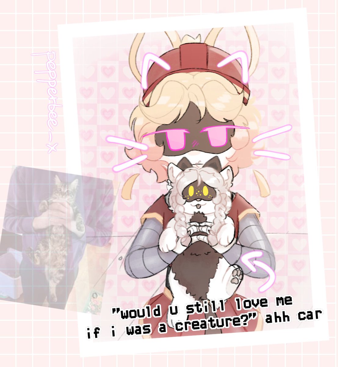 pepperbee_x's tweet photo. I haven't done this in a while #cizzy (the superior ship name) #cyzzy
thakns @PHOIRZ for the ideaa
#murderdronescyn #murderdroneslizzy https://t.co/01CmDUfCA1