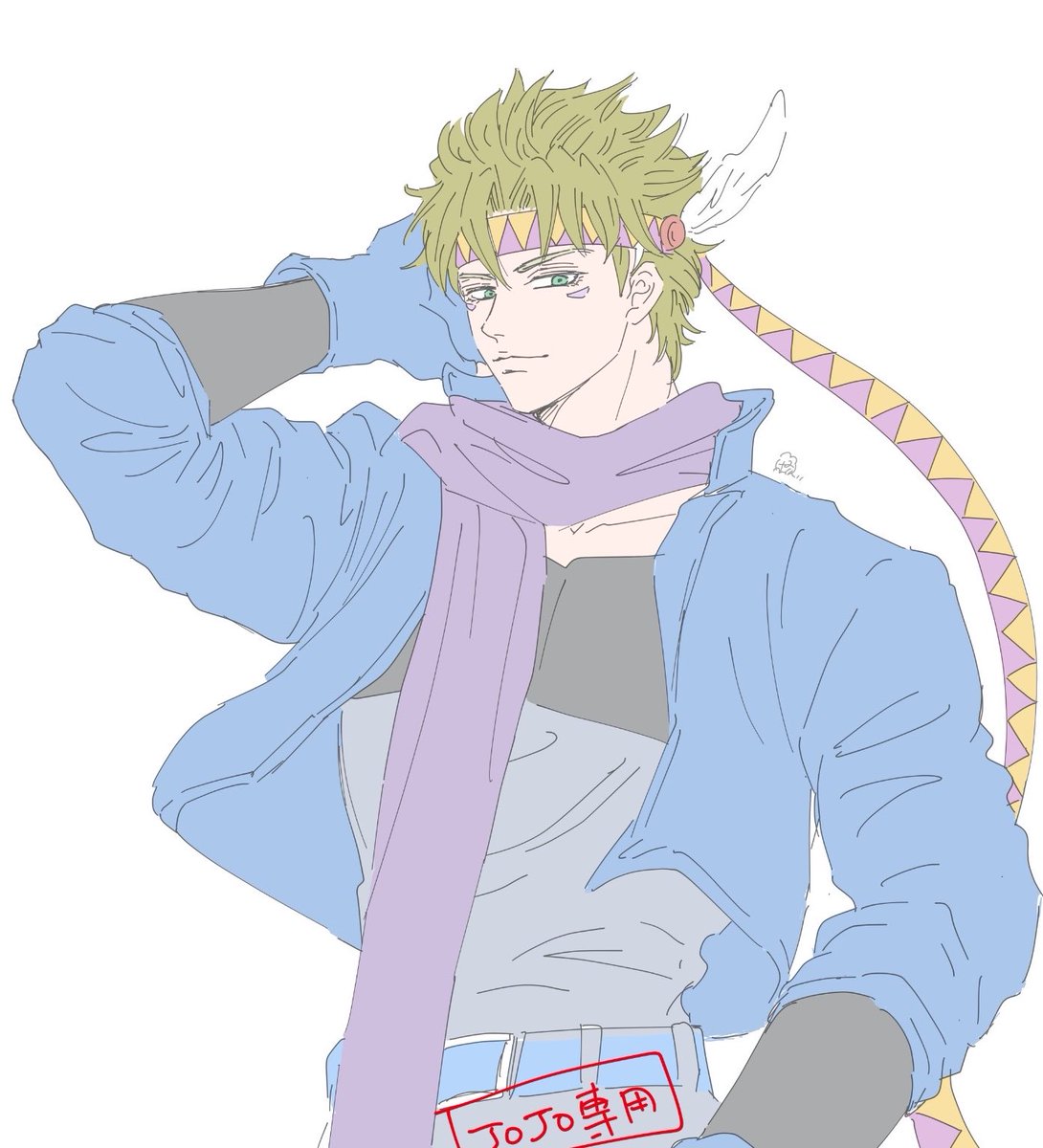 hiiragioh's tweet photo. 先月描いたCザー https://t.co/zxismm3V2U