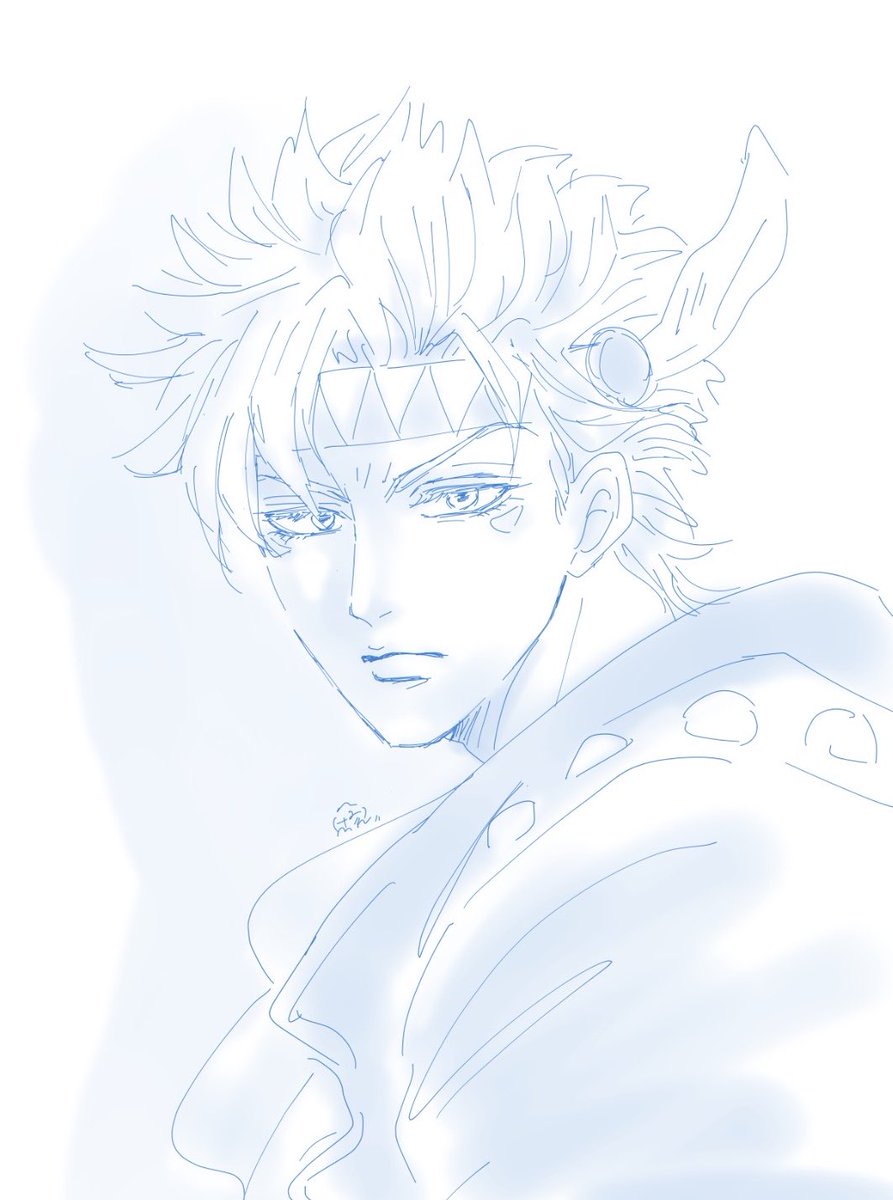 hiiragioh's tweet photo. 先月描いたCザー https://t.co/zxismm3V2U