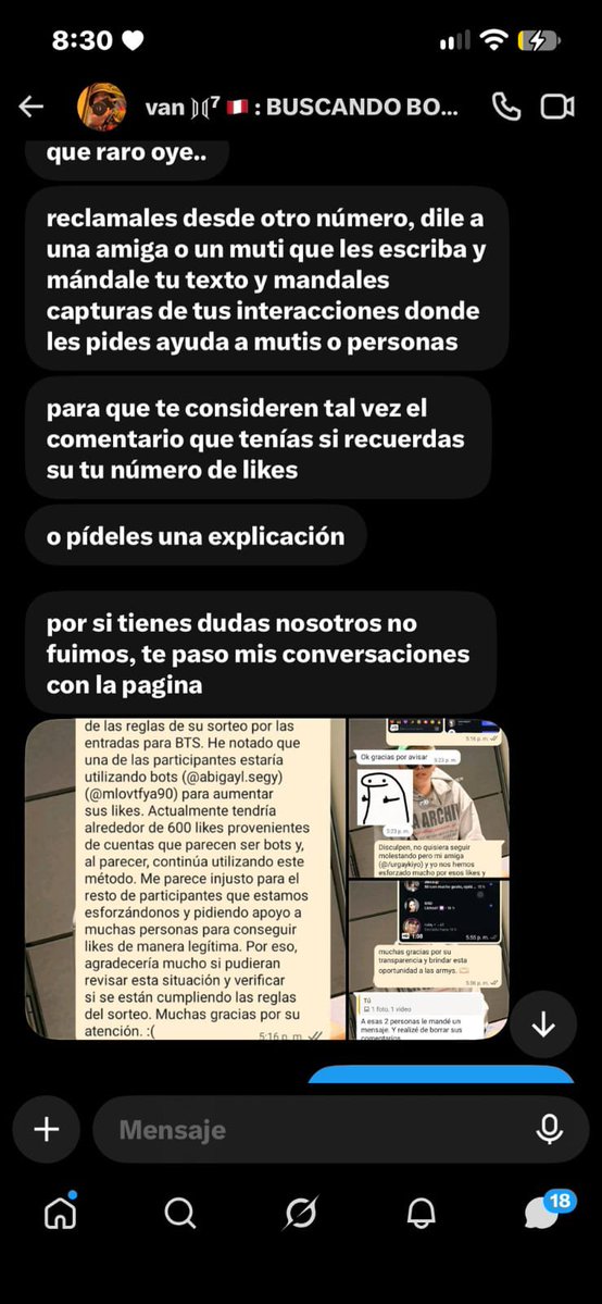 Sarahope_7's tweet photo. @rkivellz Sin embargo, luego me entero que @sunngyum fue el que me reporto con el administrador mi comentario, diciendo que me estaban dando like bots, a lo cual el administrador le dijo que eliminaría mi comentario, sin siquiera pensar que esta persona pudo estar saboteandome https://t.co/mISja2w5eH
