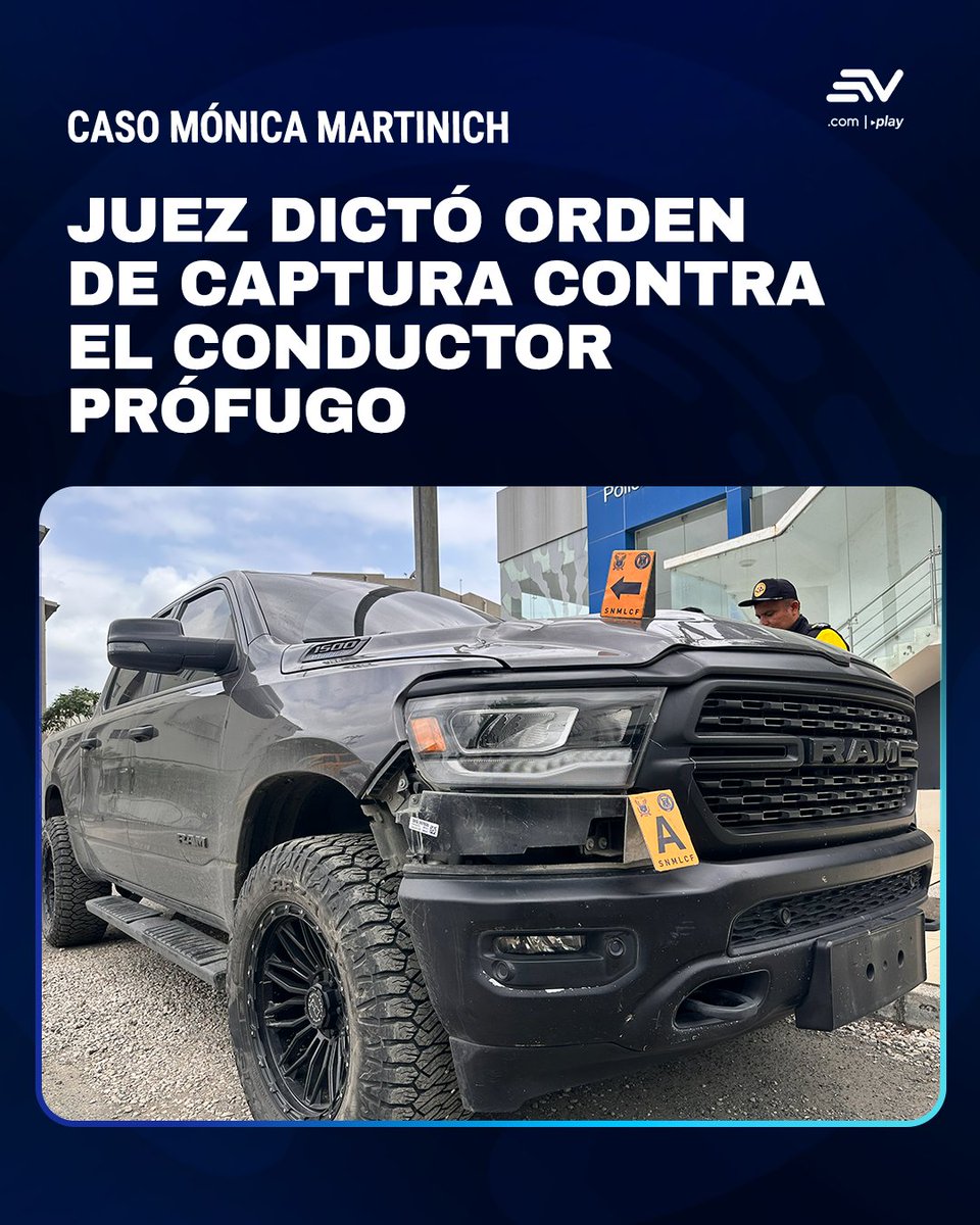 EcuavisaInforma's tweet photo. 📲 https://t.co/XYoDabgRx6 | Caso Mónica Martinich 🚨 13 días después del atropello, se registró la venta de todas las acciones de la compañía del conductor de la camioneta implicada en el atropellamiento. Un juez dictó su prisión preventiva y su orden de captura. https://t.co/iriweUy5S1