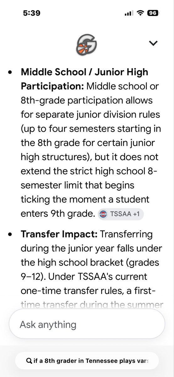 oledaddy997497's tweet photo. So, you got two hardships? One for playing five years (8th grade varsity and 9-12) and a mid term transfer? Wow, TSSAA made some great concessions for you. https://t.co/dvh1B55Nf8