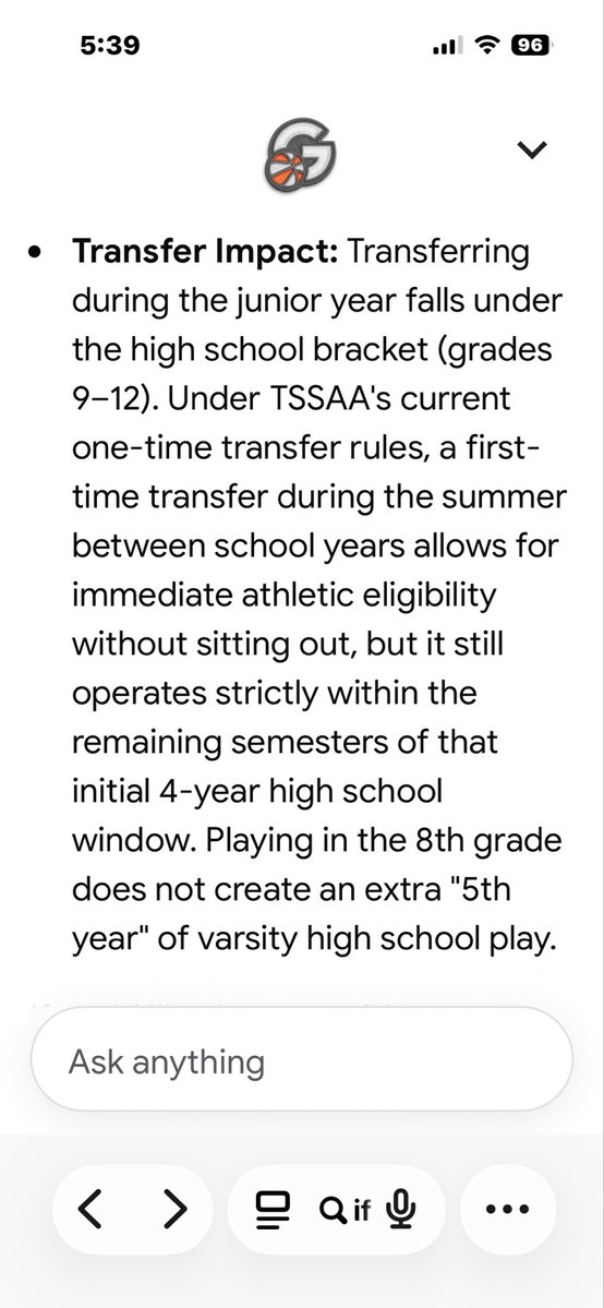 oledaddy997497's tweet photo. So, you got two hardships? One for playing five years (8th grade varsity and 9-12) and a mid term transfer? Wow, TSSAA made some great concessions for you. https://t.co/dvh1B55Nf8