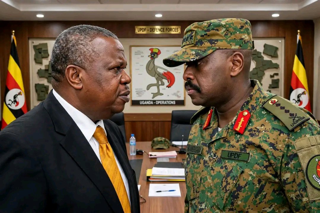 MegaPromott01's tweet photo. Gen. Otafiire said: "When you see a general who prefers violence as the best means of solving problems, then there is a problem. The greatest generals I know resolve problems without shooting a bullet." https://t.co/NyR86tgnqM