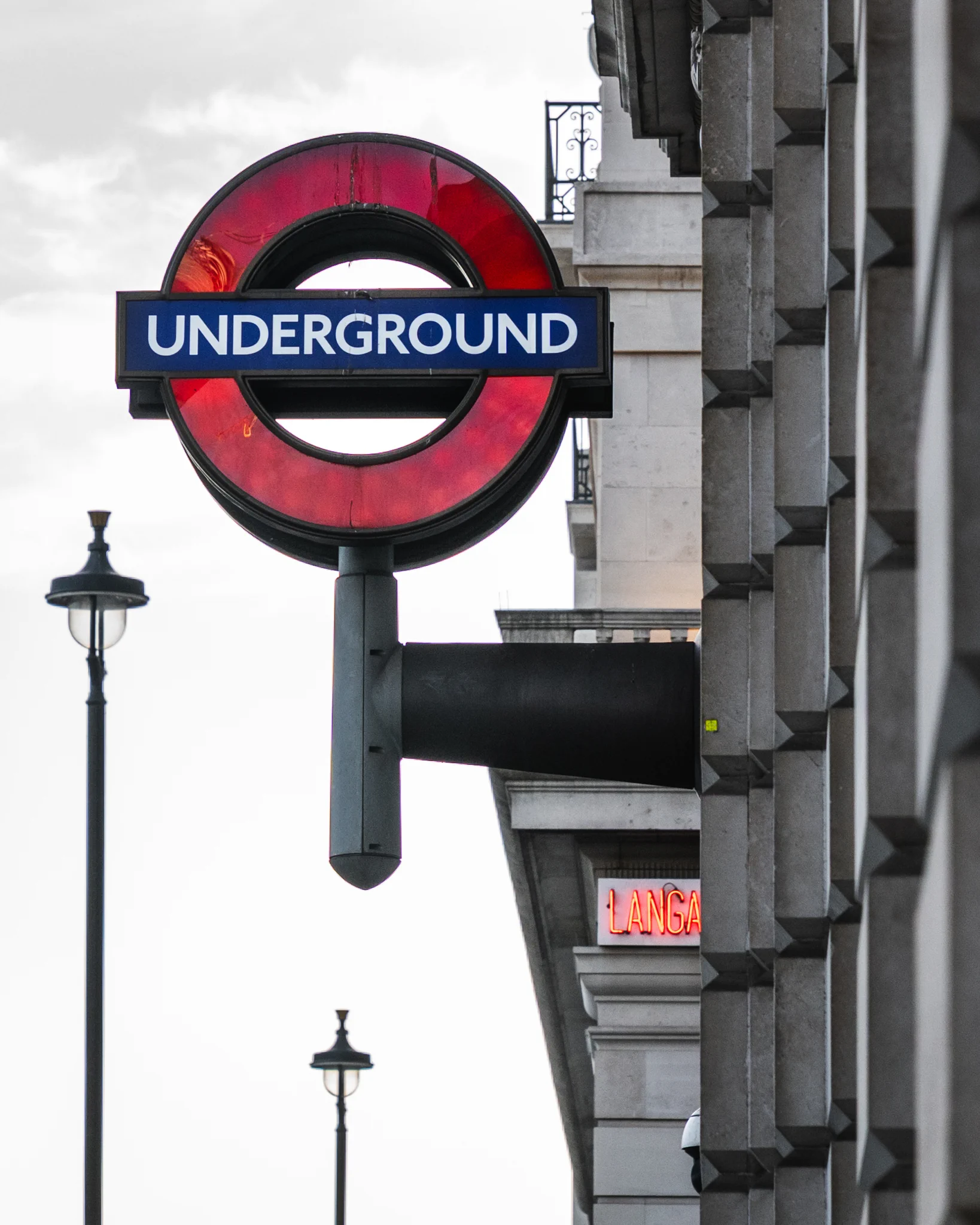 Photo of a sign that reads "underground."