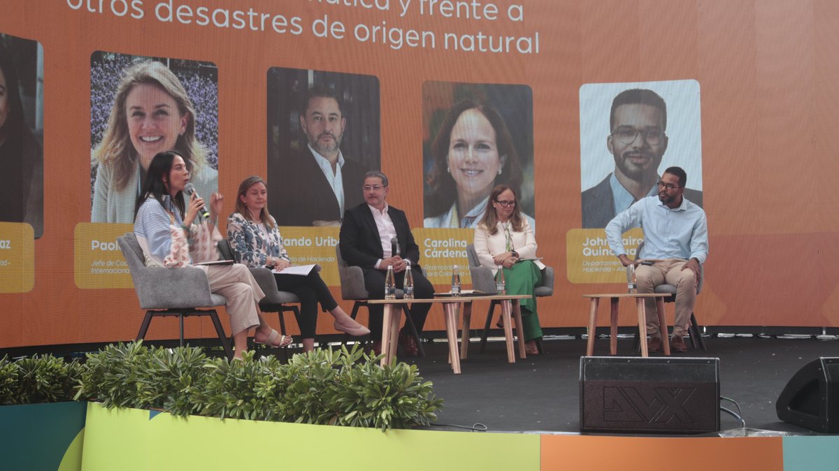 onucolombia's tweet photo. Prevenir cuesta menos que reconstruir. Durante el panel sobre adaptación y resiliencia de la #ClimateWeek Medellín, especialistas advirtieron que los impactos climáticos ya generan altos costos económicos y exigen acelerar la inversión antes de que ocurran las emergencias. 1/3 https://t.co/tHONfPj8Rq