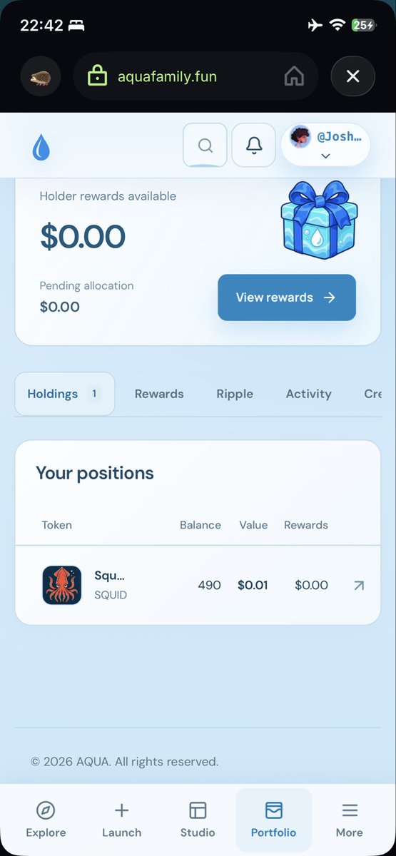 Josh_XM0's tweet photo. I’ve been seeing  @Aqua_Launchpad been cooking 
I’m holding solana:ShZfJBVRP38C4syKJGK5rwAhH6KEwrR2bQ2njBysQY1 what coin are y’all holding ? https://t.co/ERqC5T4cD2