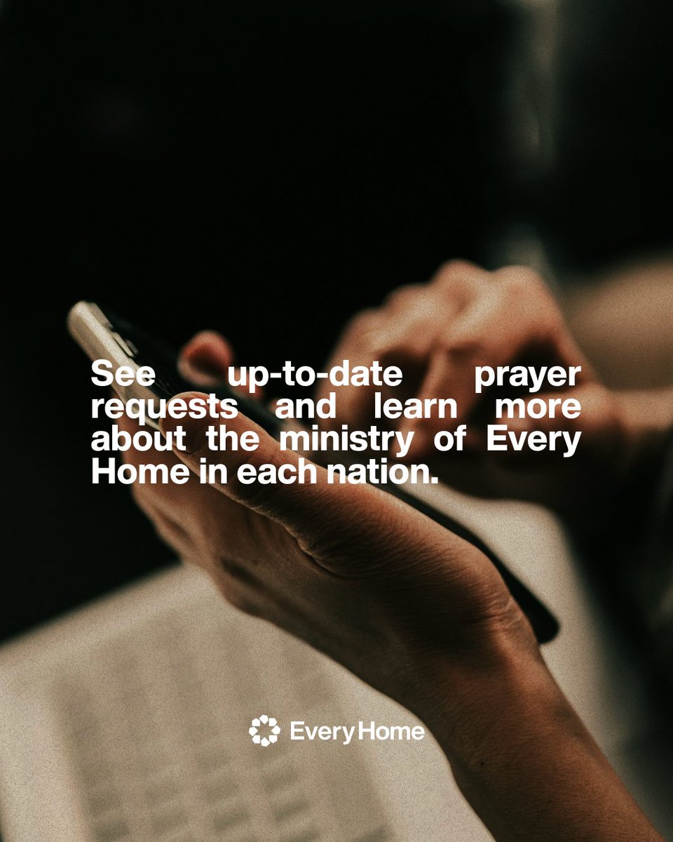 EveryHomeIntl's tweet photo. Download our World Prayer App today on AppStore and Google Play 🌎📲 https://t.co/uCHWjVZhpJ