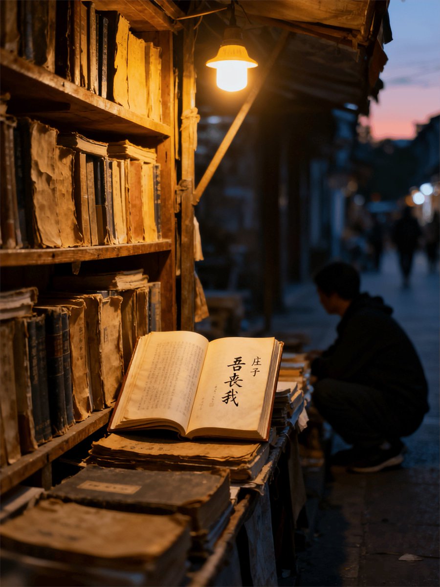 o1to03's tweet photo. [“贪秘客” refers to those who can’t resist the allure of little hidden gems~ Found a cozy bookstore tucked in an alley, full of rare old novels and handwritten notes. Gonna stay here all afternoon! ]， https://t.co/Le9EFYmGA7
