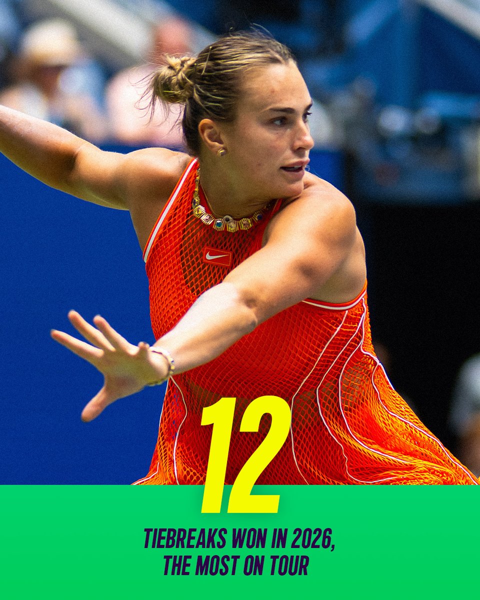 WTA's tweet photo. Crunching the numbers 👊

The stats that took Aryna Sabalenka to the WTA Finals Indian Wells!

#WTAFinals #TheUltimateStage https://t.co/pgVyqlonDL