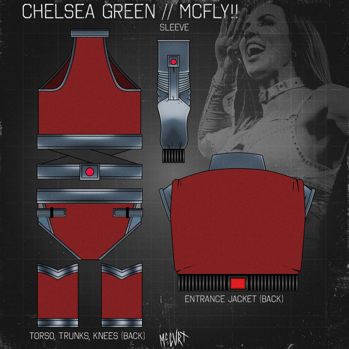 McCVRT's tweet photo. Chelsea Green x McFly gear concept. @TheMattCardona #ChelseaGreen https://t.co/6BYNYZcEQH