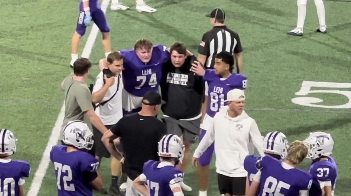 JJSBeckJr's tweet photo. Not how I wanted my sophomore season to end.

I freaking love football, so I am pissed I won’t be playing. I got hit from behind last week and won’t be able to finish the season while I work through an injury and rehab it with physical therapy.

I’m disappointed, but I’m ready to get to work. I’ll share my rehab journey, keep getting stronger and do everything I can to come back better.

I CAN’T WAIT to look back at this post next season while I am picking on linebackers, safeties and defensive linemen ☠️

Just part of the process 💪

JJ Beck | #74 | IOL
6’5” | 325 lbs | Class of 2029
Lehi HS (UT) | 3.8 GPA