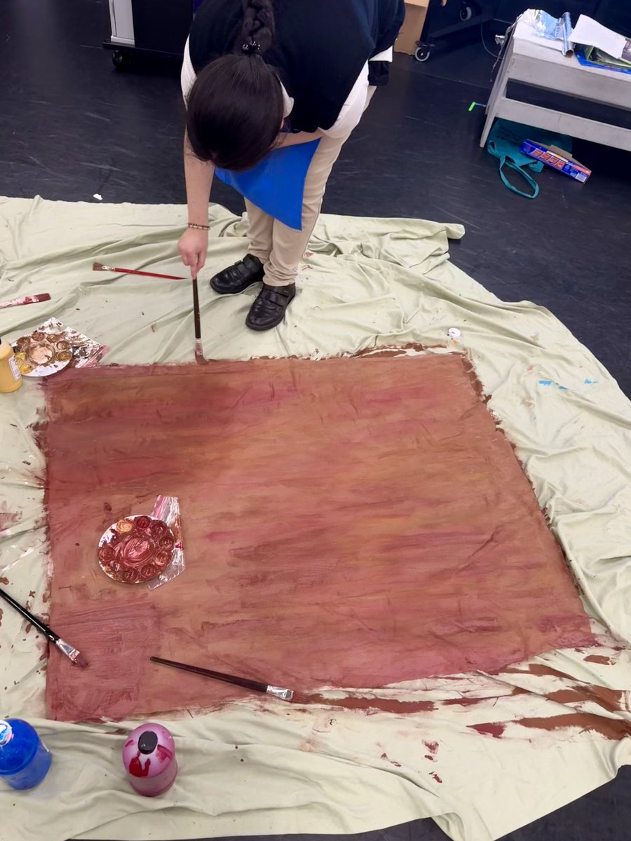 msmwatkins's tweet photo. From painting sets, to off-book week, to talking dogs, and other spooky things. Theatre has been BUSY bringing this play to life! @TAGinPG @DrReyC @AP_Pegues https://t.co/mCi7eVcf2D