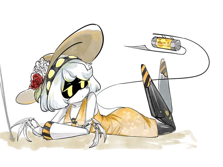Elizabethvale_1's tweet photo. Even a Murder Drone deserves a cozy moment, right? 

#MurderDrones #MurderDronesFanart #MurderDronesArt #MurderDronesV #VMD #VFanart #VArt #MurderDronesCommunity https://t.co/a8TDNcQFzD