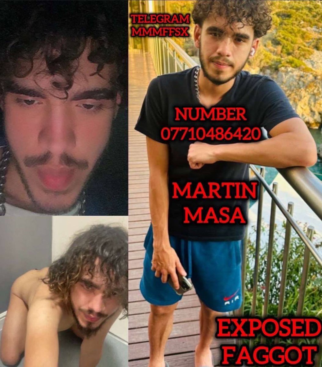 Demdemgn's tweet photo. #fag Martin Masa shows off his only useful feature. His #ass. Locked in #chastity for over a year now, his small #dick is going to be #ruined. Google his number for more. #exposedgay #exposedfag #gaykink https://t.co/KS56uBn2Ks