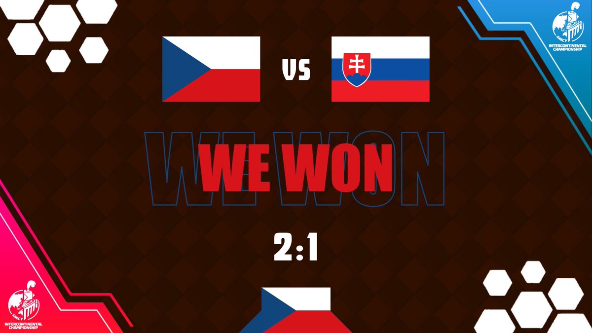 TeamCZE_CR's tweet photo. 🏆@CR_Supremacy Intercontinental Championship
▪️Group Stage - 1st round 
🇨🇿 2:1 🇸🇰

GGs @cr_slovakia https://t.co/iLh3mY5pXK