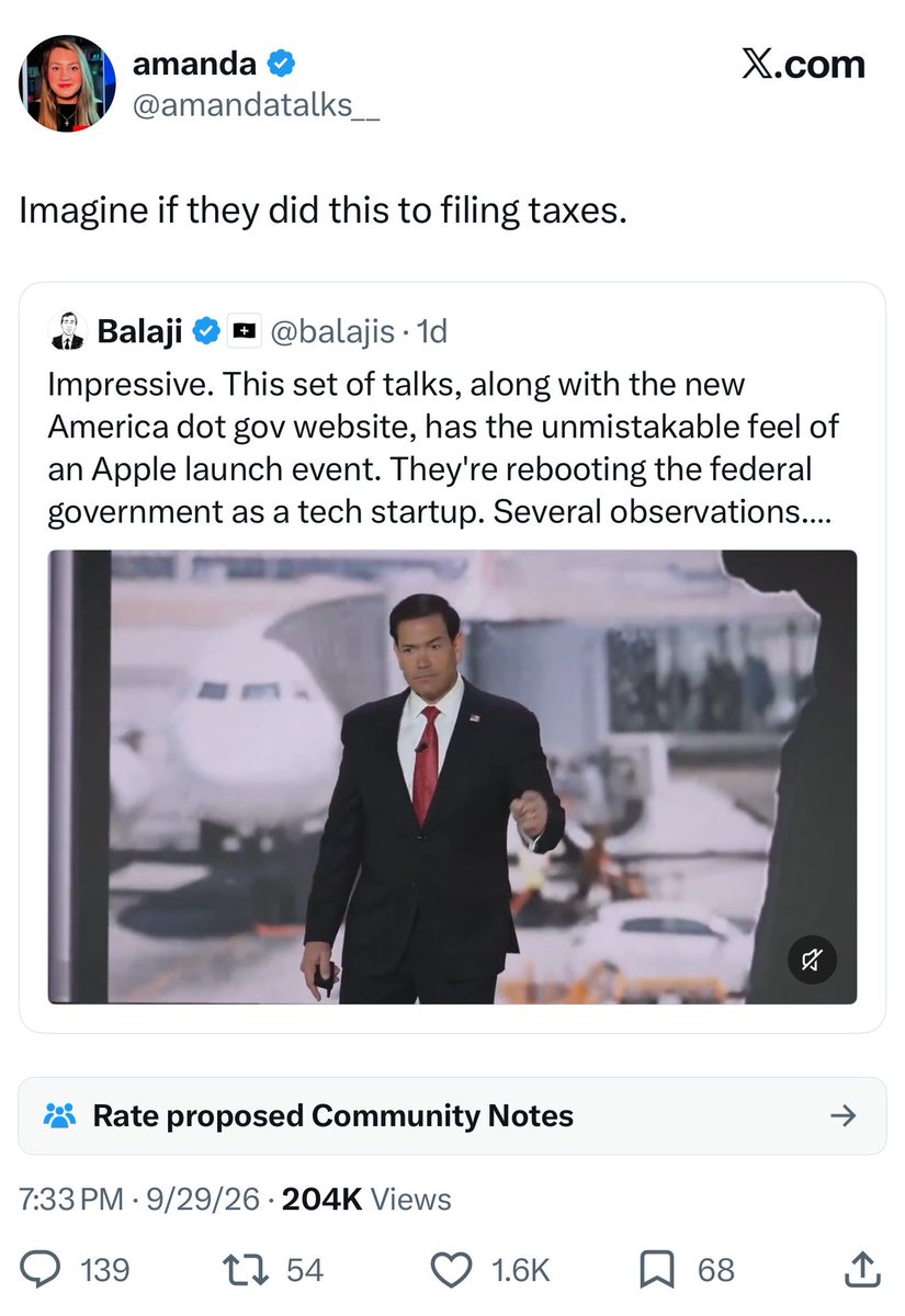 MattBinder's tweet photo. the thing you want was actually a thing that existed before it was killed by DOGE, which you supported https://t.co/FHKl2ng2kb