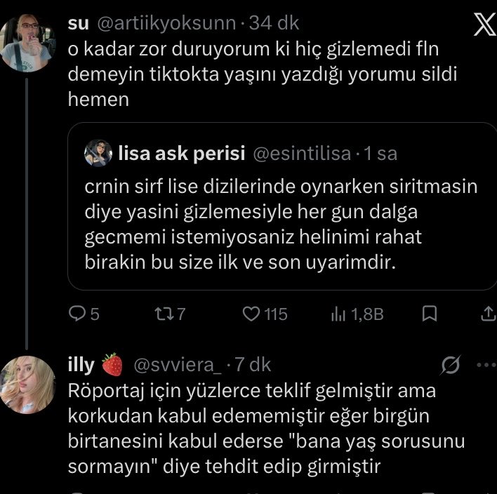 graciethatstrue's tweet photo. futbol tayfa dışında fandomdan kimse bir şey demezken yine yaştan dolayı cerene sistematik linç ve iftiralar yapıyorsunuz helini korumaya çalışırken başkasına aynı şeyi yapmanızın saçmalığı? https://t.co/NoGKYmHsDZ