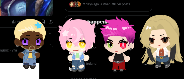 moonomonster's tweet photo. my heartsteel pookies... i didnt realize there was a 4 character limit so i didnt get to make the remaining 2 gg https://t.co/8cEgm9citU