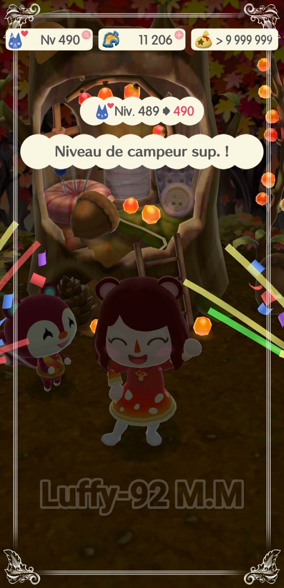 Man_Luffy_92's tweet photo. 🍂 Super ! j'ai enfin atteint le niveau 490 ! \(ᵔヮᵔ)/ 🎊
#AnimalCrossingPocketCampComplete #PocketCampComplete #ACPCC #ポケ森コンプリート #キャンパーカード https://t.co/TCdDYDflDP