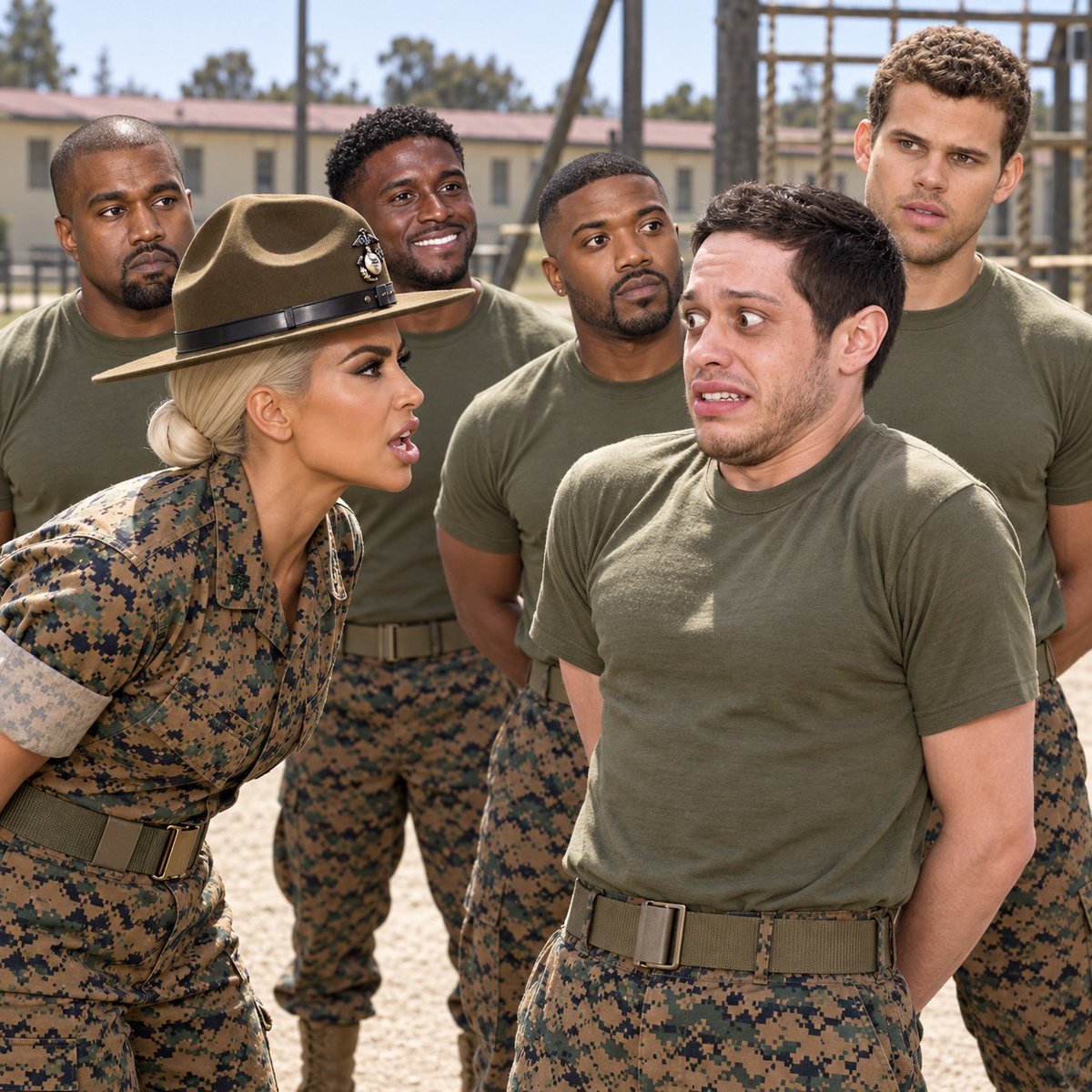 mymixtapez's tweet photo. Pete Davidson had jokes while reflecting on his relationship with Kim Kardashian in an interview with Variety 😭 “I’m one of the survivors… the few and the proud. We’re like the Marines.” https://t.co/Hk2BQQnKJf
