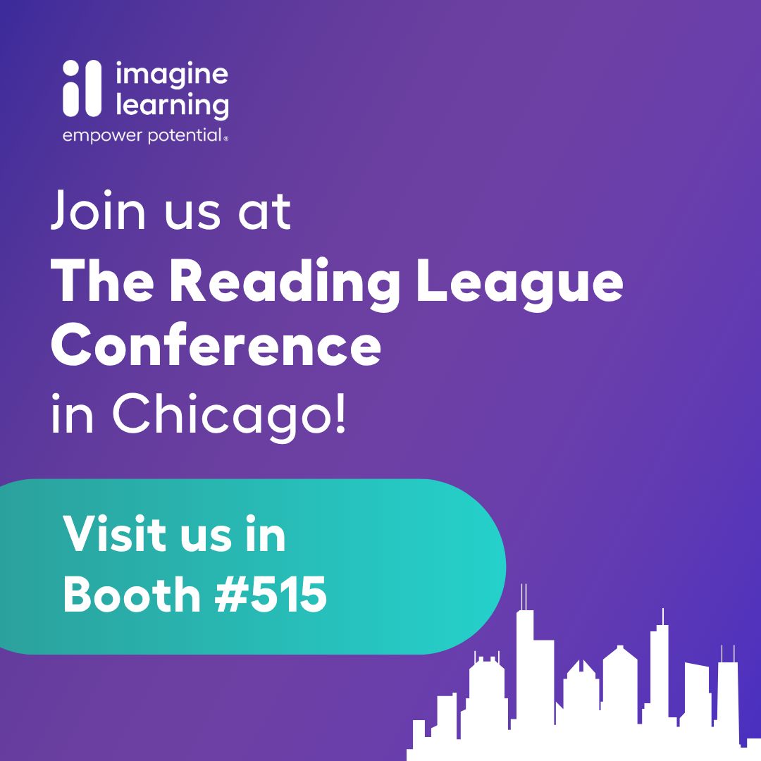 ImagineLearning's tweet photo. At #TRLConf2026? Visit us at Booth #515 for daily raffles and a look at how we're helping districts accelerate literacy outcomes for every student.

Then join us in our Hospitality Suite tomorrow, 10/1, in the Grand Tradition Room for treats, giveaways, a happy hour from 5–6 PM, and a live Heart Work Podcast recording.

See you there! 

#TheReadingLeague #ScienceOfReading #Literacy