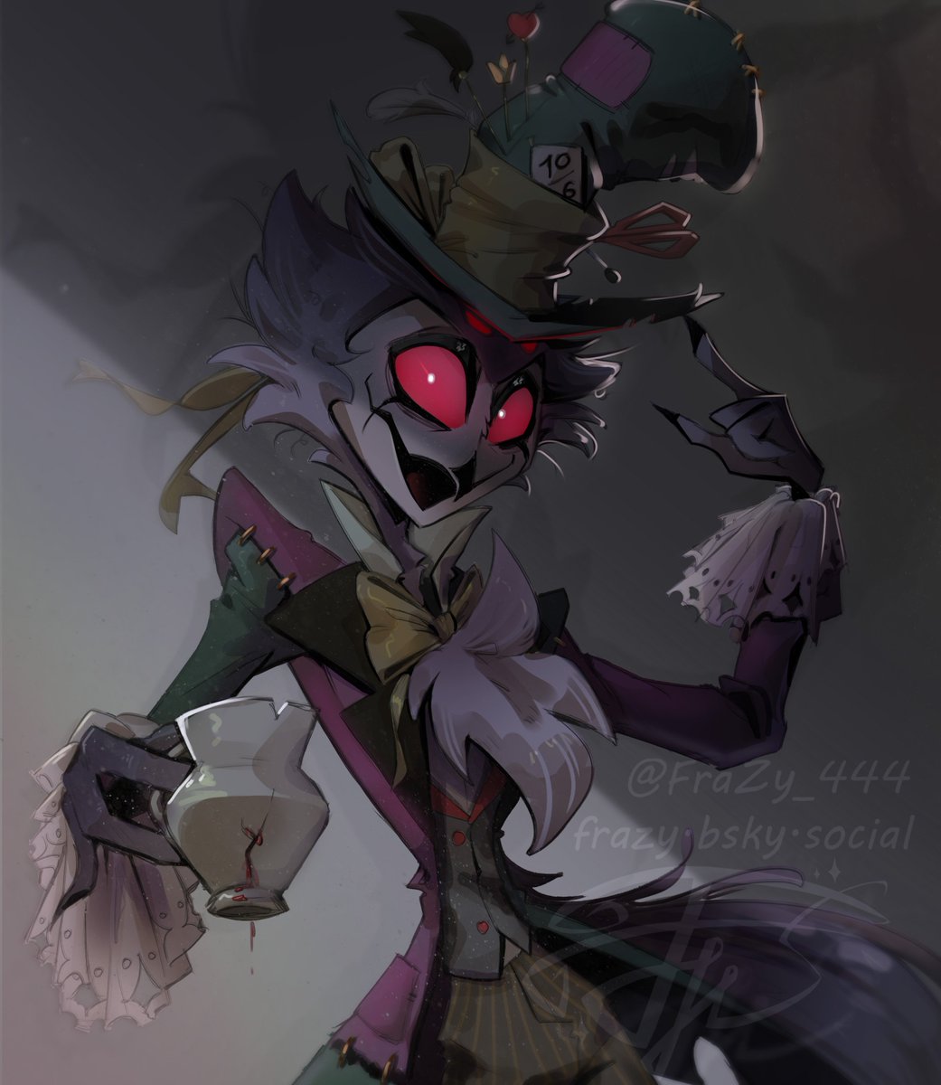 FraZy_444's tweet photo. Mad Hatter Stolas for Spooky Month 🎃🎩☕🦉
#HelluvaBoss #HelluvaBoss‌Stolas #Stolas #HelluvaBoss‌Fanart https://t.co/2QHfWuAk9B