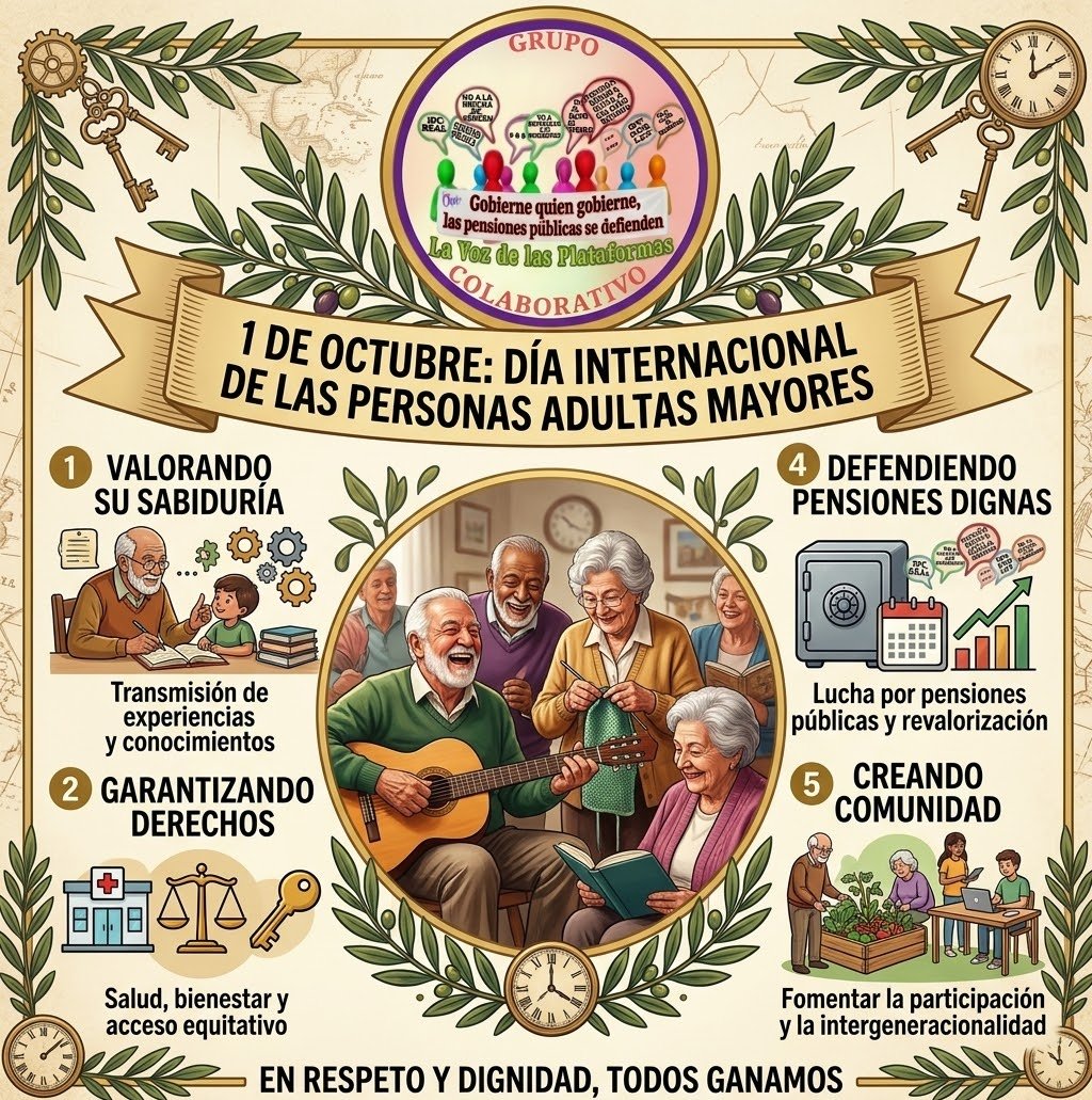 pensionazo_no's tweet photo. #1DeOctubre
#DiaDeLasPersonasMayores
#PorUnaVejezDigna
*POR UNA VEJEZ DIGNA.*
*LAS PERSONAS MAYORES EXIGIMOS DIGNIDAD.*
*1 de octubre Día Internacional de las Personas Mayores*
@pensionazo_no
@PorLaUnidadPens
@LaVozenIgualdad https://t.co/lHqxwBfdJU