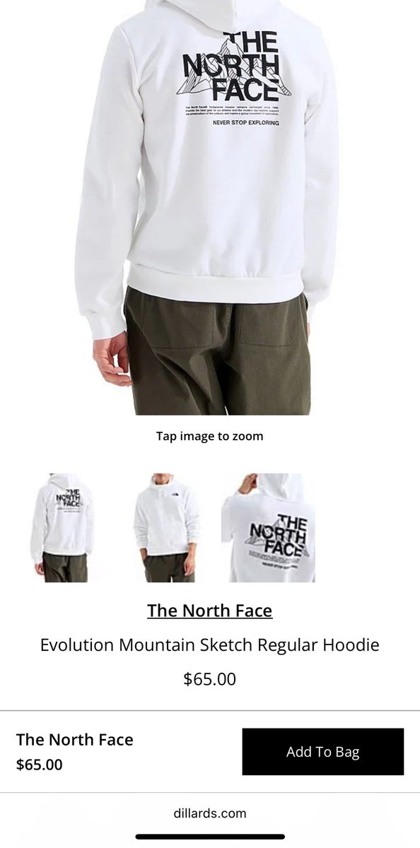 glitchtoriches's tweet photo. TODAY ONLY: THE NORTH FACE HOODIE $39!

Regularly $65!

https://t.co/kTY7XlbHJy

Dillard’s still has the same style showing for $65.

Multiple colors available • Sizes S–2XL shown

305 bought in the last 5 days #ad https://t.co/IEM37pOHJT