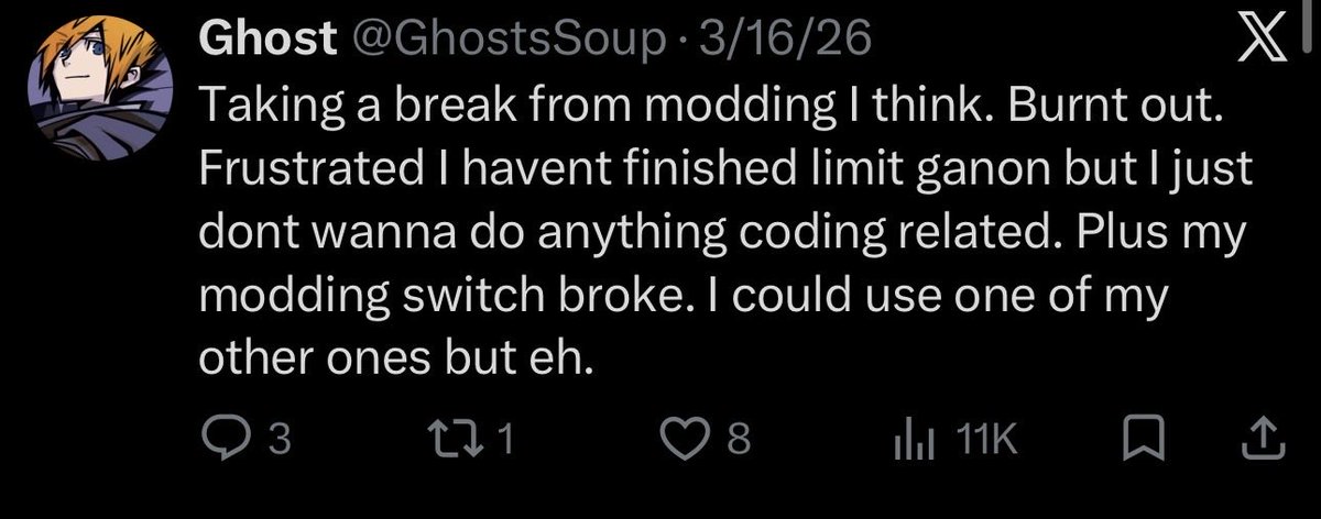 khivatoo's tweet photo. You were never built for this modding shit anyway crybaby, bitch. https://t.co/3ZCx8qHwwN