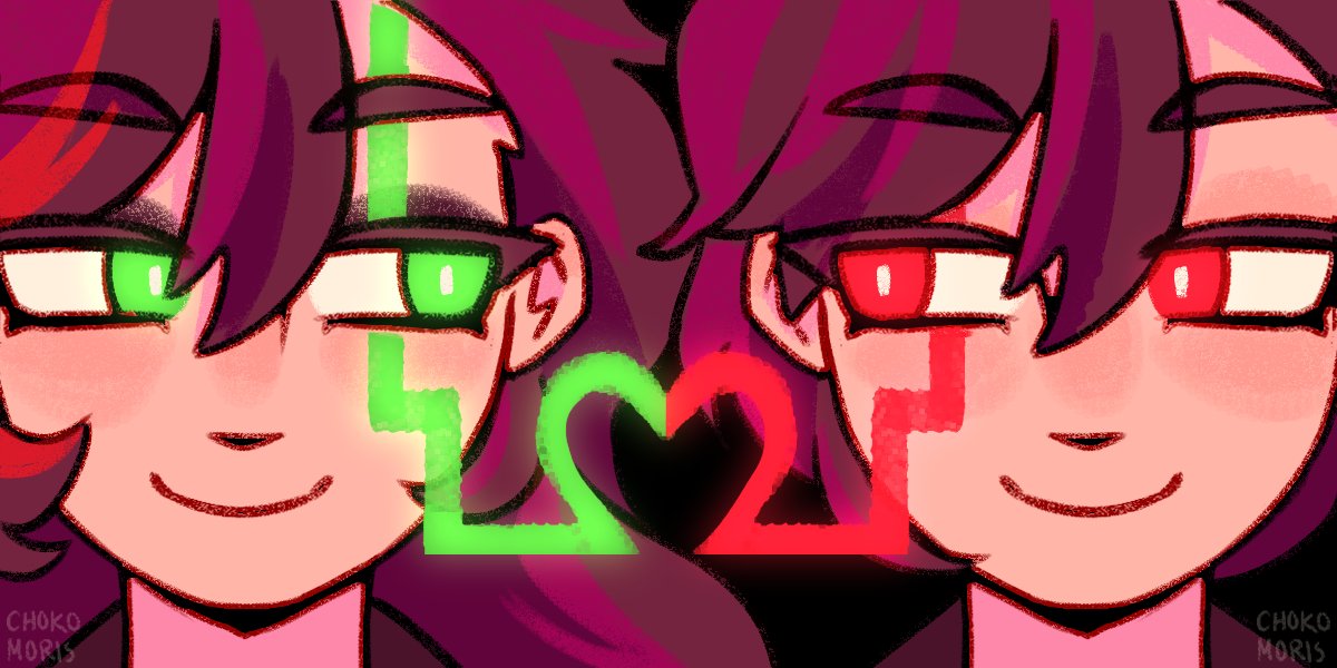 chokomoris's tweet photo. super quick little thing cuz i miss them okay yay #nominalgravyfanart #notquitehuman #nqh https://t.co/Qi034SSNcu