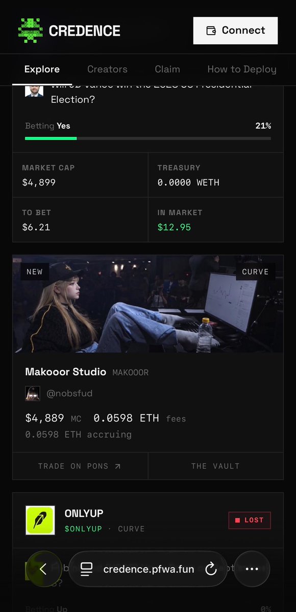 pfwafun's tweet photo. @nobsfud there's 0.061 ETH onchain that belongs to you.

Someone launched a token via our creator vaults and pointed its fees at your account. Nobody can redirect it, including us. Claim it whenever, or never. https://t.co/Y8X0BNjOFZ