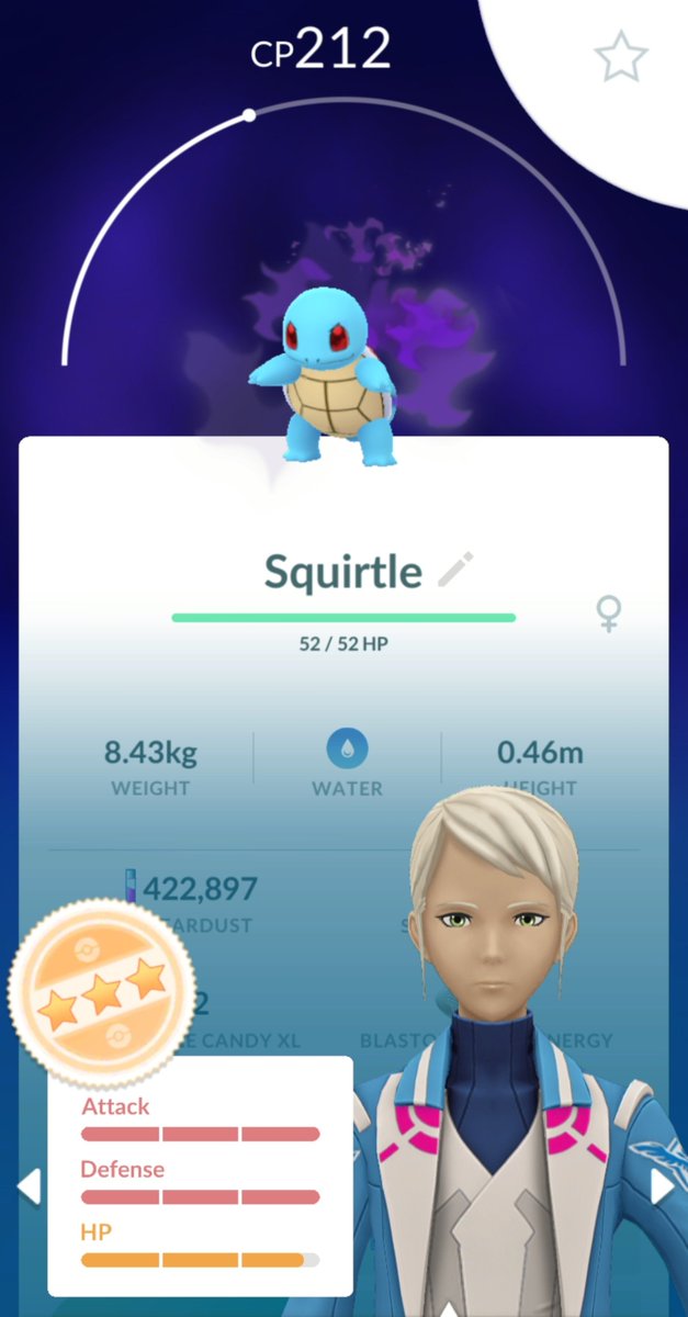 valentinedex's tweet photo. Team Rocket almost gave me a Hundo Shadow Squirtle! 😭
#pokemongo https://t.co/p1SGx6lKL0