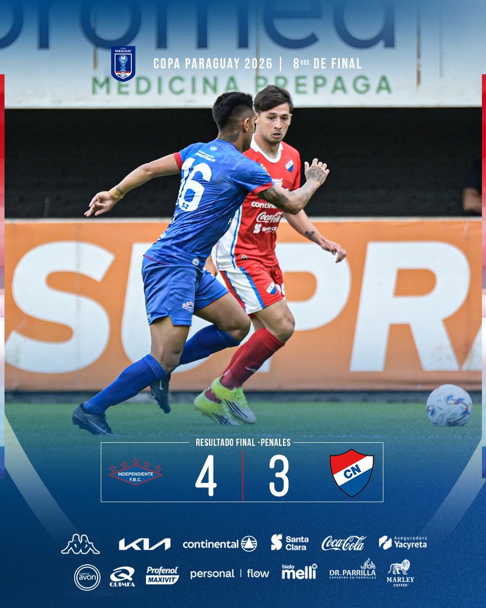 clubnacionalpy's tweet photo. #CopaParaguay2026🏆

🔜 Octavos de Final https://t.co/hDDZGcy8iD