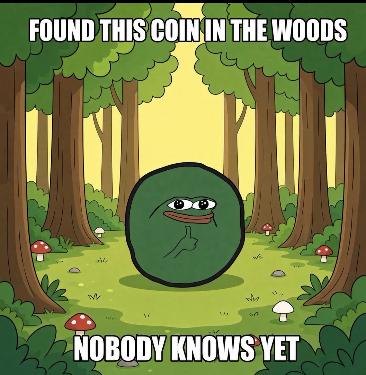 KylesCrypto_'s tweet photo. Picture this you’re walking in the woods alone and you find a stack of golden nuggets, you’re picking them up and keeping them. You might even tell one of your best friends and he asks you if you want to go looking for gold so you show him the supply and you’re both rich🤭

$moin https://t.co/mSUIM6ogPh