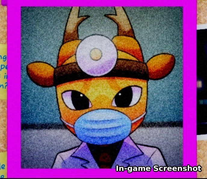 DiRel_BlueJi's tweet photo. I'd like to let you guys know that the image of Dr. Harlow you've been posting is an upscaled version removing the static and I do not wish for my work to be used this way. I simply ask not to do this to my future creations🙏
#roblox #animalhospital #animalhospitalroblox https://t.co/JWLIwXRQSP