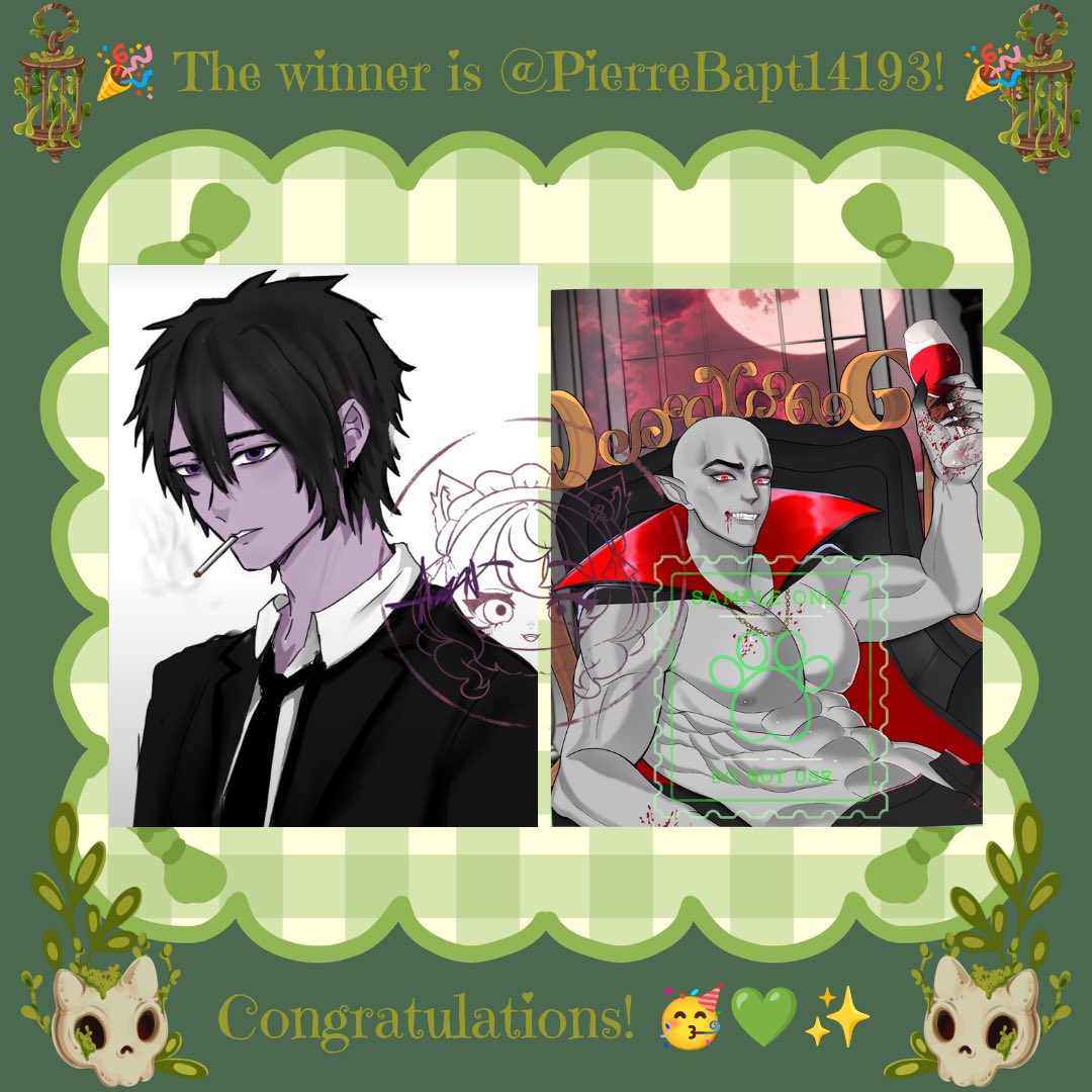 astra_felune_'s tweet photo. The winner of the contest is @PierreBapt14193 ! Congratulations! I’ll send you your art via DM. 🎉 https://t.co/kCAyyV0C3w